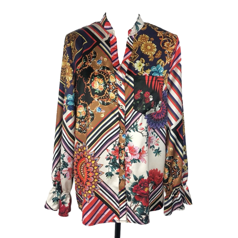 101 Idées multi-print blouse